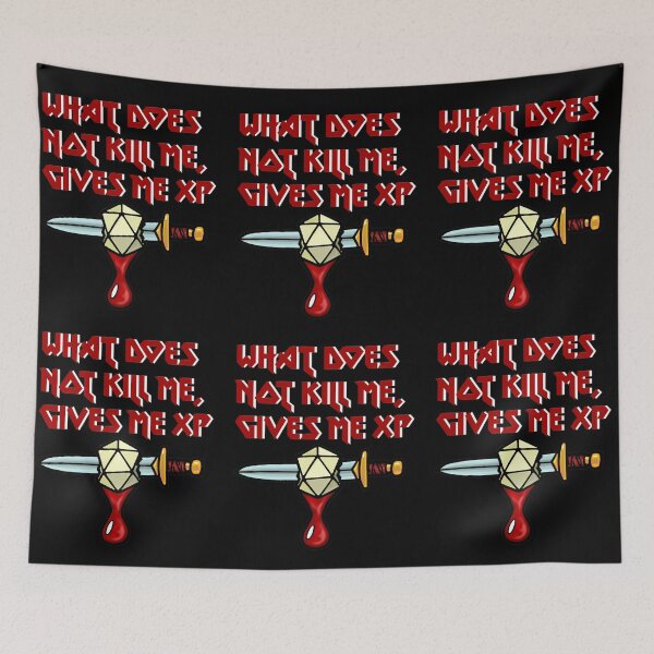Item preview, what does not kill me gives me XP designed and sold by sandpiperstudio.