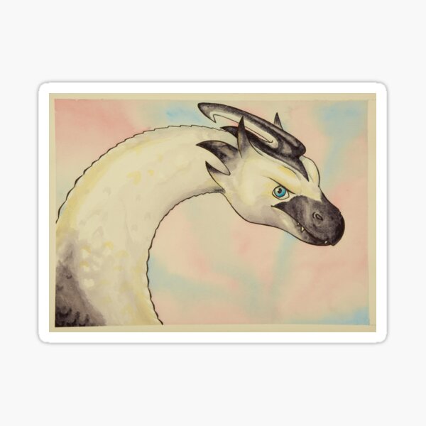 Swan Dragon Head Sticker