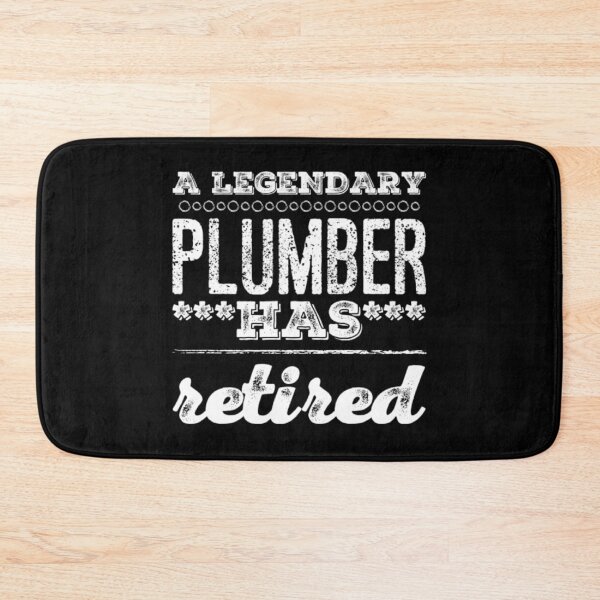 Item preview, A Legendary Plumber Has Retired White Font designed and sold by HppyStrngHelthy.