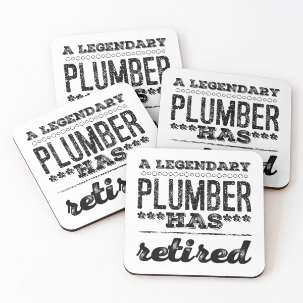Item preview, A Legendary Plumber Has Retired Black Font designed and sold by HppyStrngHelthy.