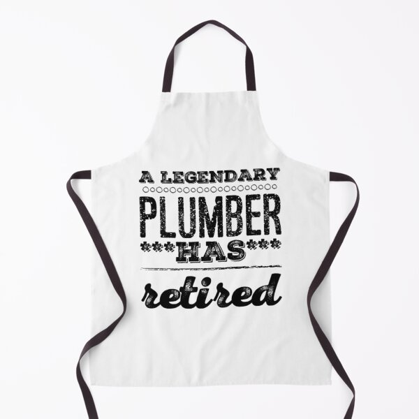 Item preview, A Legendary Plumber Has Retired Black Font designed and sold by HppyStrngHelthy.