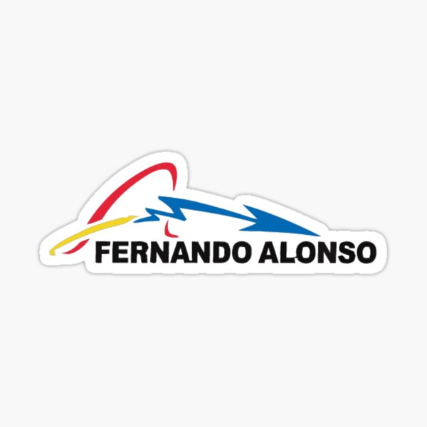 F1 Fernando Alonso - Pegatina Pegatina