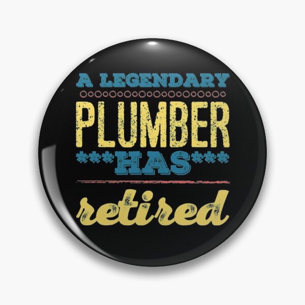 Item preview, A Legendary Plumber Has Retired Yellow Blue Red Font designed and sold by HppyStrngHelthy.