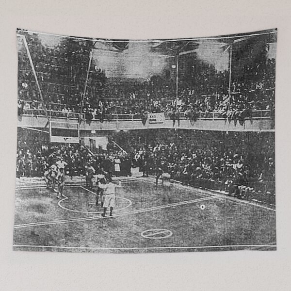 Item preview, Little Palestra, Allentown PA, 1931 Basketball Game Allentown High vs Bethlehem High, Vintage Basketball, High School Basketball designed and sold by Nostrathomas66.