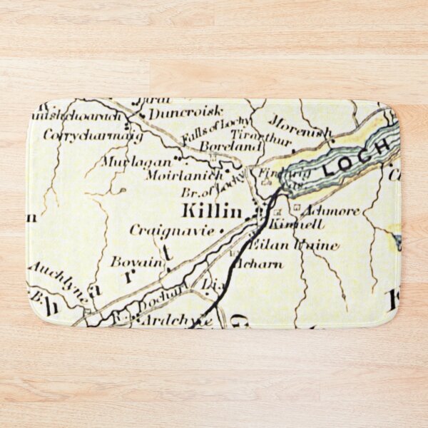 Item preview, KILLIN & surrounding area map 1898 designed and sold by yourscotland.