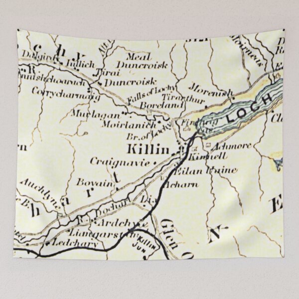 Item preview, KILLIN & surrounding area map 1898 designed and sold by yourscotland.