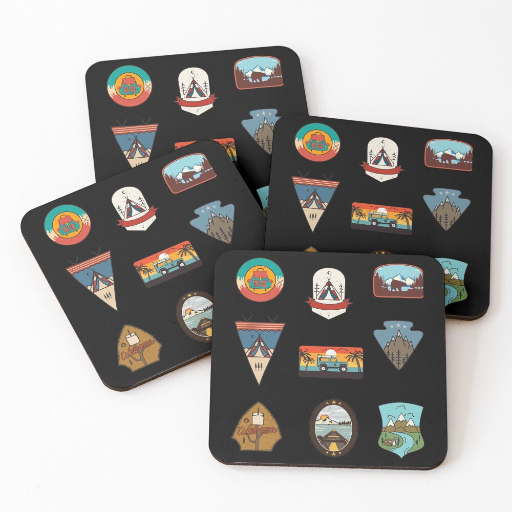 Item preview, Coasters (Set of 4) designed and sold by RheaRealm.