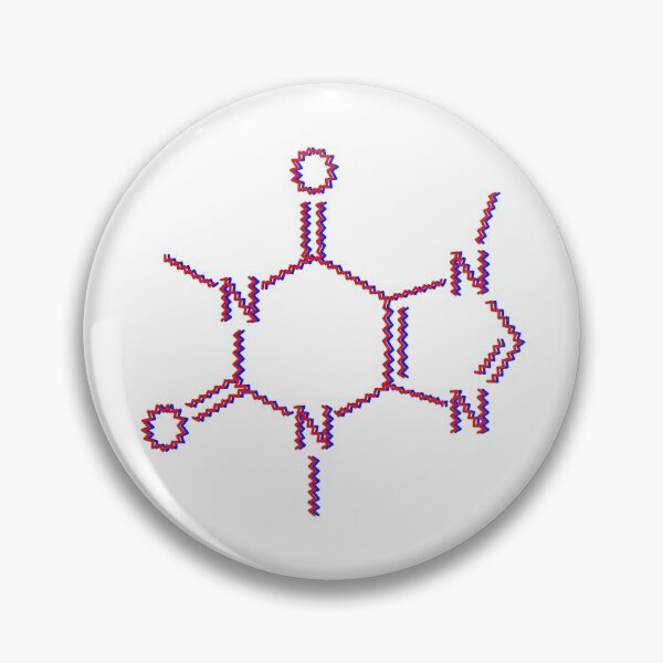 Item preview, Jittery Coffee Caffeine Molecule designed and sold by Figure1Designs.