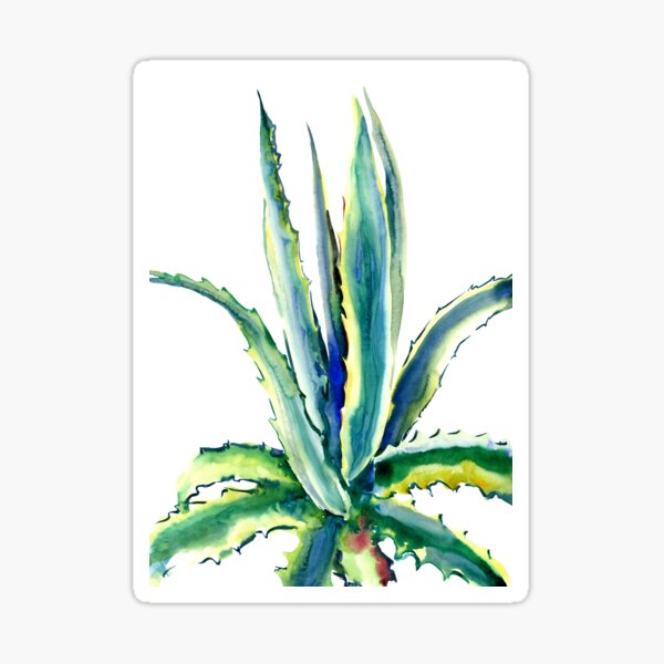 Item preview, Agave, Turquoise and Yellow designed and sold by surenart.
