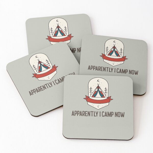 Item preview, Apparently I camping now designed and sold by RheaRealm.