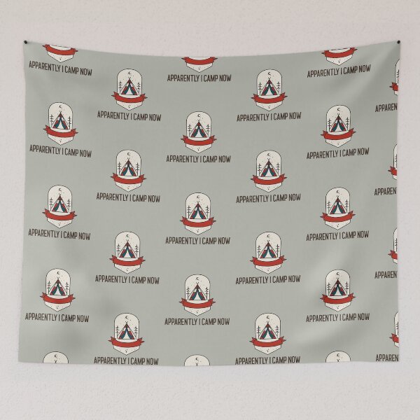 Item preview, Apparently I camping now designed and sold by RheaRealm.