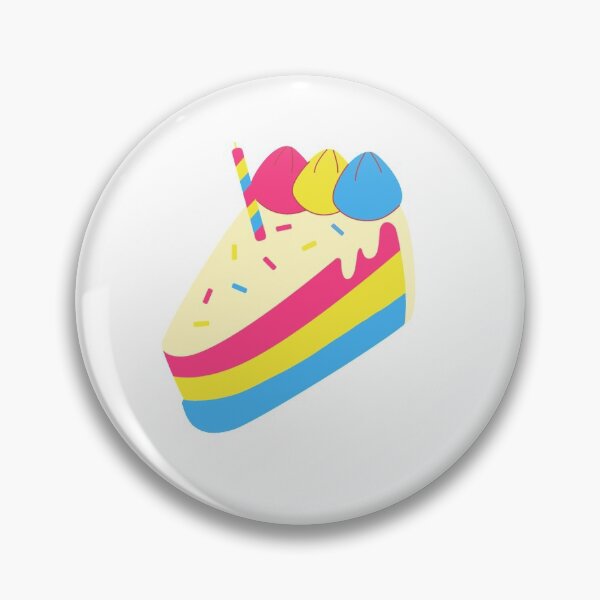 Item preview, Subtle Pansexual Cake. pansexual cake. pansexual birthday cake designed and sold by tiredandbored.