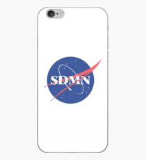 SDMN Space Print (White) iPhone Case