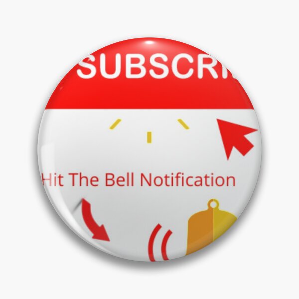 Item preview, Subscribe: Hit the bell notification designed and sold by Darlene Douglas-Jackson.