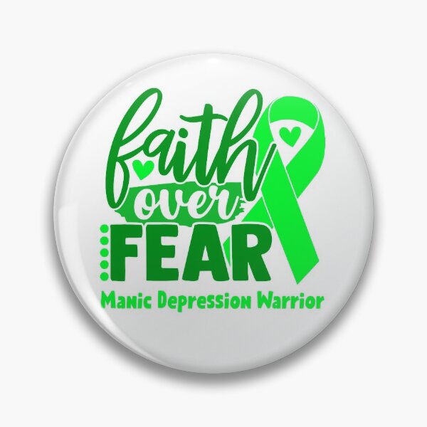 Item preview, Faith Over Fear Manic Depression Warrior designed and sold by largellie.