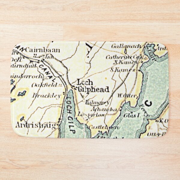 Item preview, LOCHGILPHEAD & surrounding area map 1898 designed and sold by yourscotland.