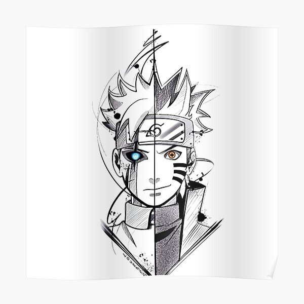 Posters Naruto Boruto Redbubble