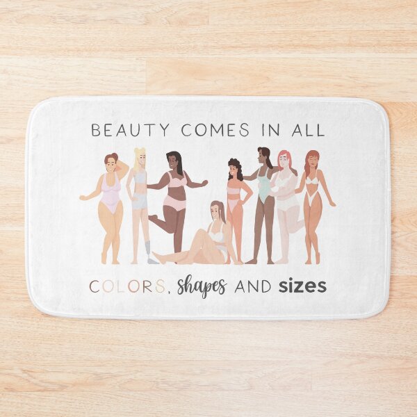 Item preview, Anti Body Shaming - Beauty Comes In All Colors designed and sold by Teelightful.