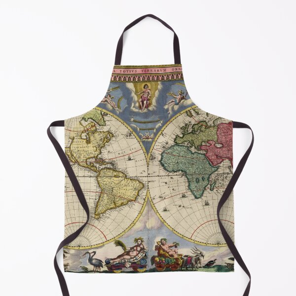 Item preview, Astonishing world map by Joan Blaeu in 1665 designed and sold by ganje.