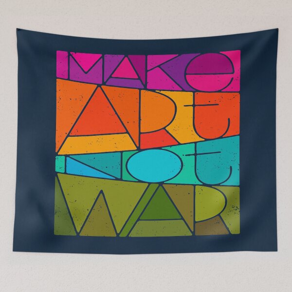 Item preview, Make Art Not War designed and sold by FunWithChemo.