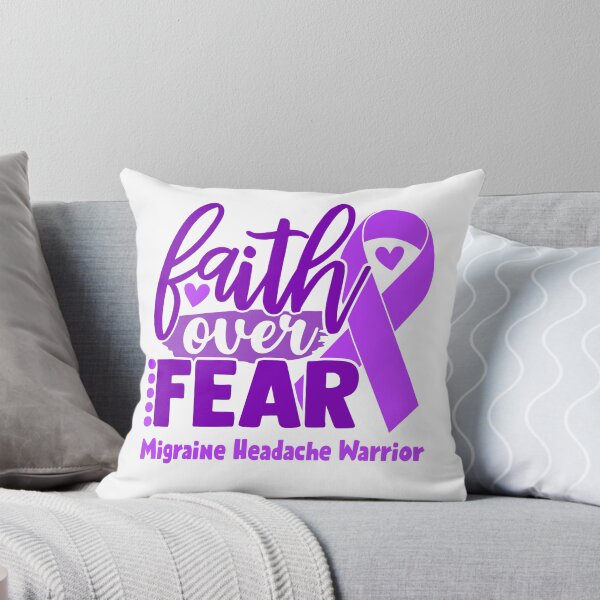 Item preview, Faith Over Fear Migraine Headache Warrior designed and sold by largellie.