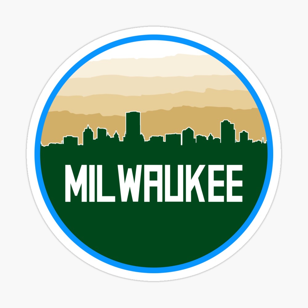 Cream City - Milwaukee Wisconsin Sports Throwback Sticker for Sale by  perpetualbrunch