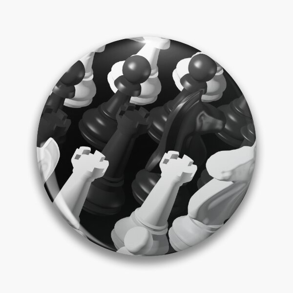 Artikelvorschau, 3D Schachfiguren Bauer, König, Turm, Läufer, Königin, Ritter (Schwarz/Weiß) entworfen und verkauft von hyproinc.