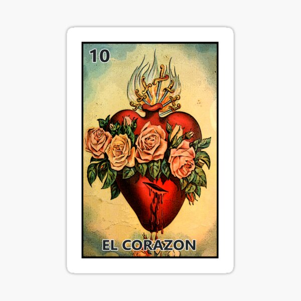 El Corazon Pegatina