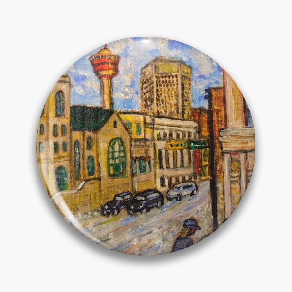 Item preview, Winter in the downtown Calgary designed and sold by Carrot-4Thought.