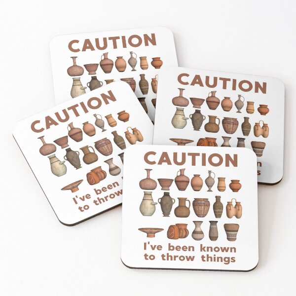 Item preview, Caution - I've Been Known To Throw Things designed and sold by Martini-Four.