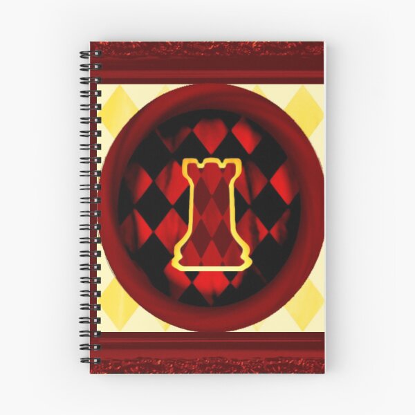 Item preview, Chess Set - The Red Harlequin Rook MS ™ designed and sold by DuskWingArts.