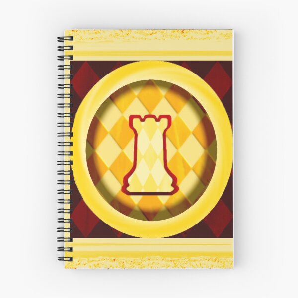 Item preview, Chess Set - The Gold Harlequin Rook MS ™ designed and sold by DuskWingArts.
