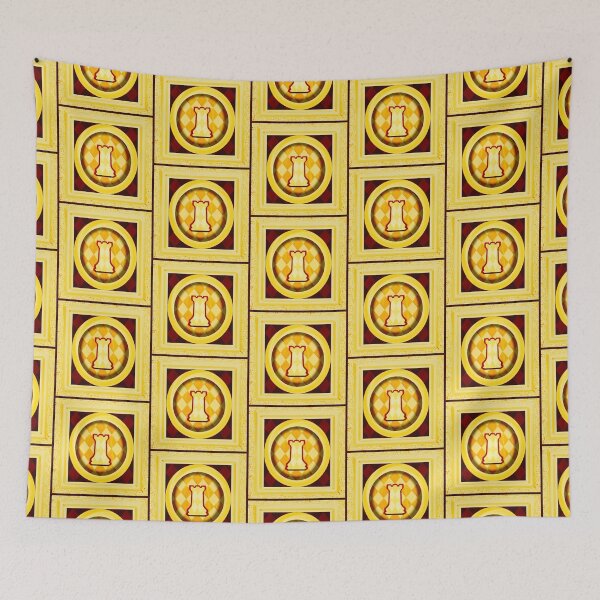 Item preview, Chess Set - The Gold Harlequin Rook MS ™ designed and sold by DuskWingArts.