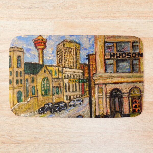 Item preview, Winter in the downtown Calgary designed and sold by Carrot-4Thought.