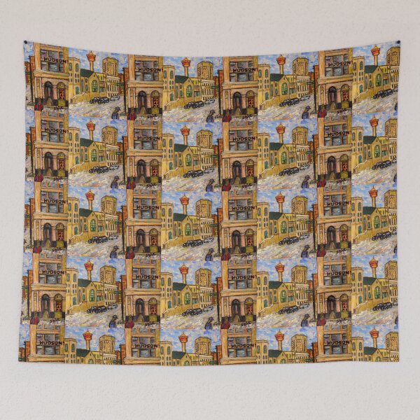 Item preview, Winter in the downtown Calgary designed and sold by Carrot-4Thought.
