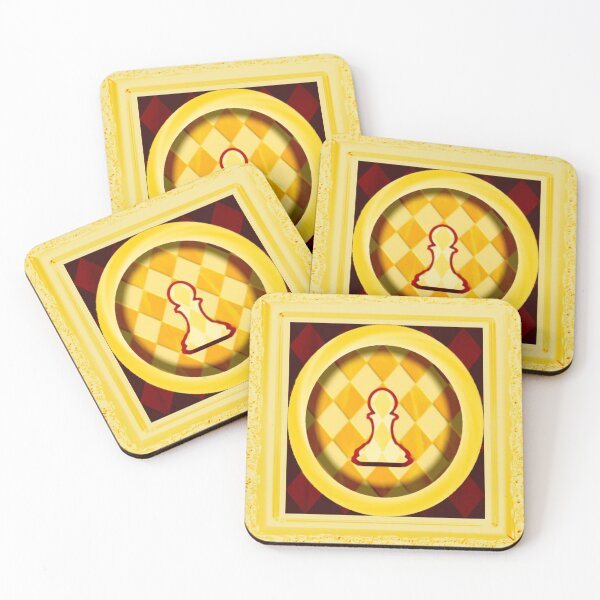 Item preview, Copy of Chess Set - The Gold Harlequin Pawn MS ™ designed and sold by DuskWingArts.