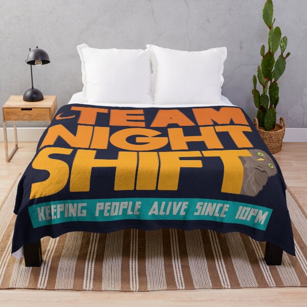 Item preview, Keeping People Alive Since 10PM - Team Night Shift Funny Quote designed and sold by mLoyal.