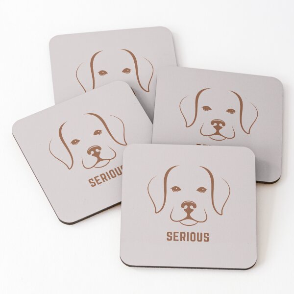 Item preview, serious dog designed and sold by BLOBBOF.