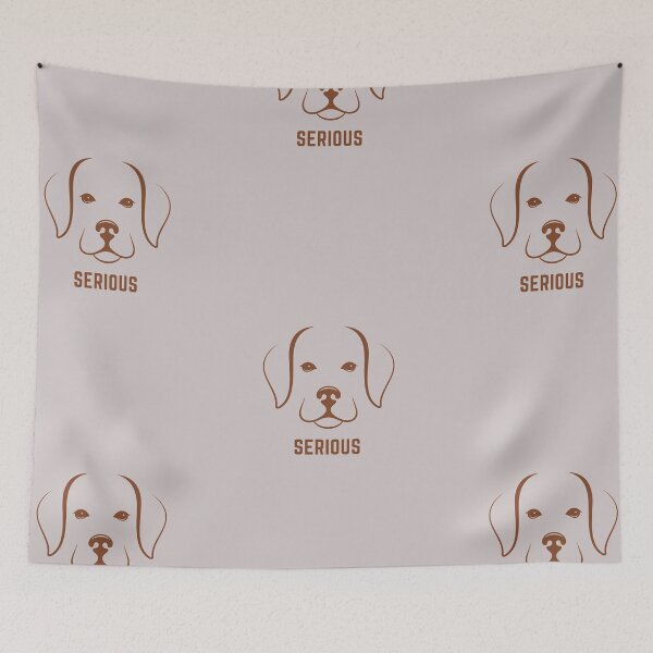 Item preview, serious dog designed and sold by BLOBBOF.