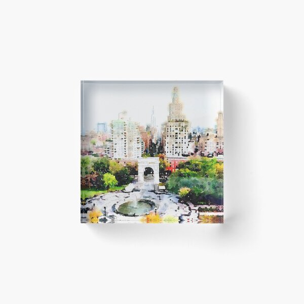 Item preview, Autumn in Washington Square Park designed and sold by LeylaNovini.