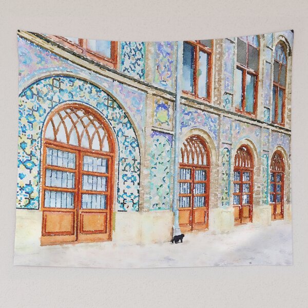 Item preview, Golestan Palace Cat Tehran Iran Persian designed and sold by LeylaNovini.