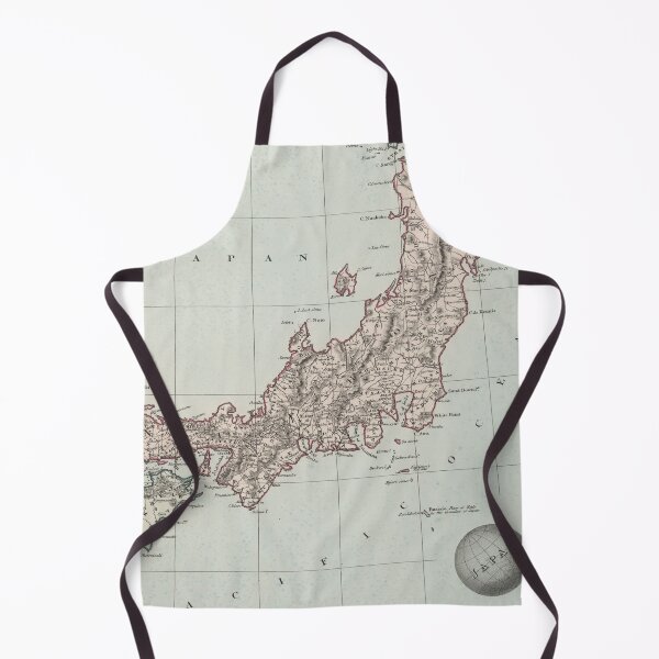 Item preview, Old Japan Map (1850) Vintage Nippon Atlas designed and sold by BravuraMedia.