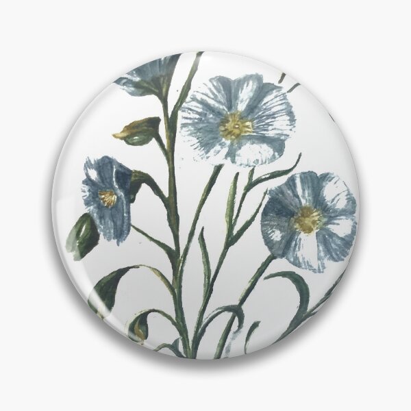 Item preview, Blue Flax Wildflower designed and sold by Ellie  Prorok.