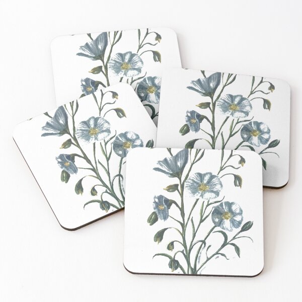 Item preview, Blue Flax Wildflower designed and sold by Ellie  Prorok.