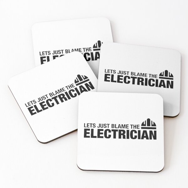 Item preview, Let’s Just Blame The Electrician designed and sold by Essential Construction.