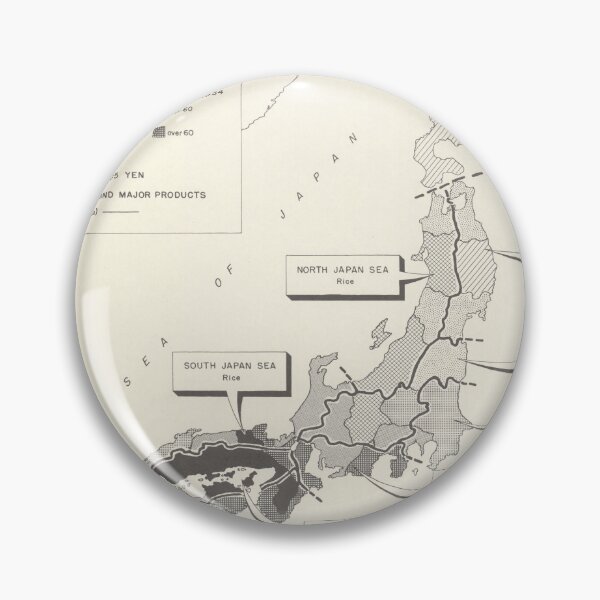 Item preview, Old Japan Agricultural Map (1942) Vintage Japanese Farming Atlas designed and sold by BravuraMedia.