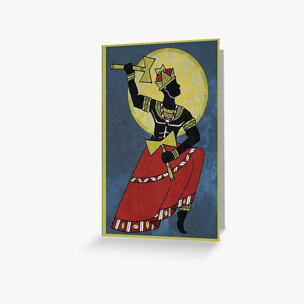 Chango Greeting Card