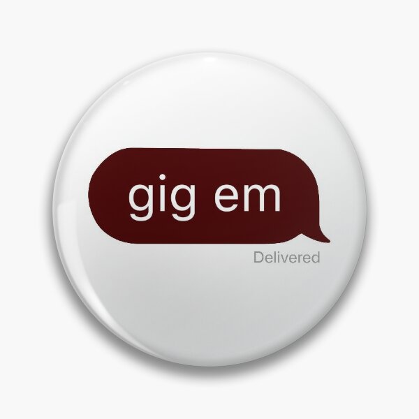 Aggies Gig Em Sticker for Sale by lelahzehr