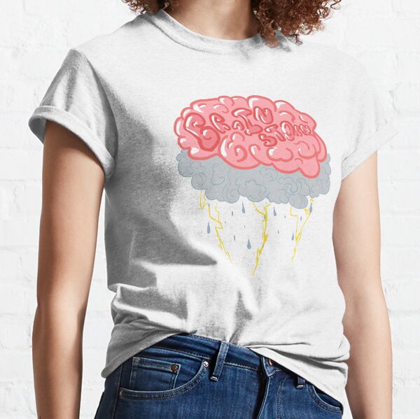 "Brain Storm" - Drawing Design Classic T-Shirt