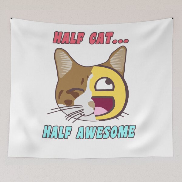 Item preview, HALF CAT HALF AWESOME designed and sold by Ratch2929.